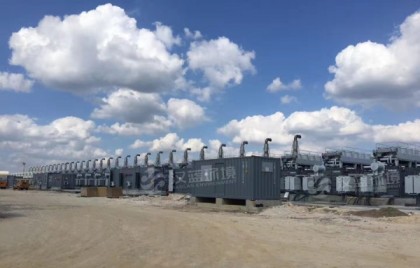 顏巴赫4.5MW內燃機消聲器