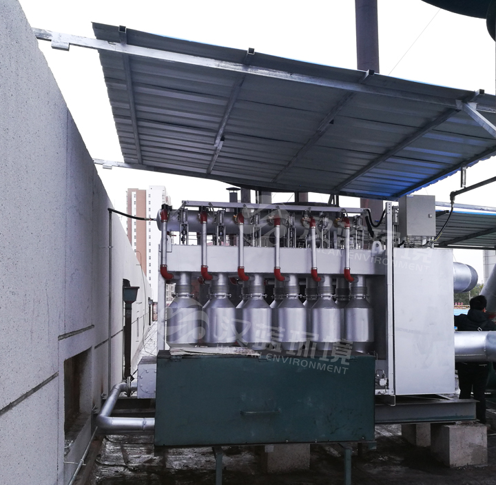 萬純柴油發(fā)動機測試臺架尾氣凈化設(shè)備